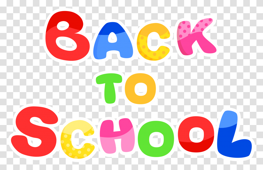Back To School Download Back To School Clipart Background, Number, Label Transparent Png