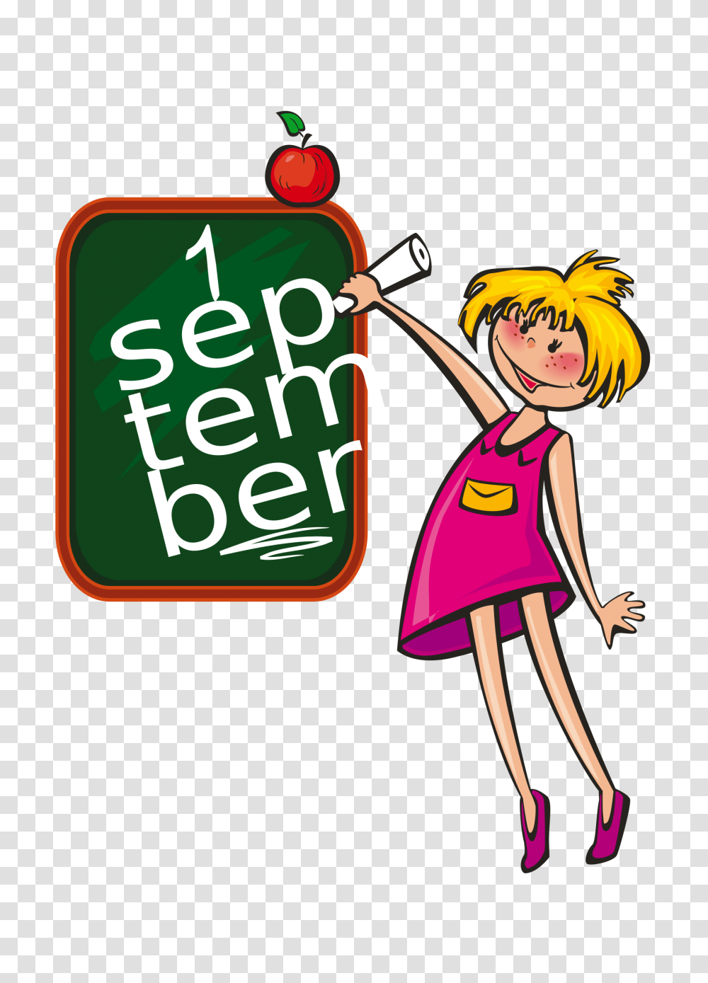 Back To School On September Icons, Girl, Female, Toy, Doll Transparent Png