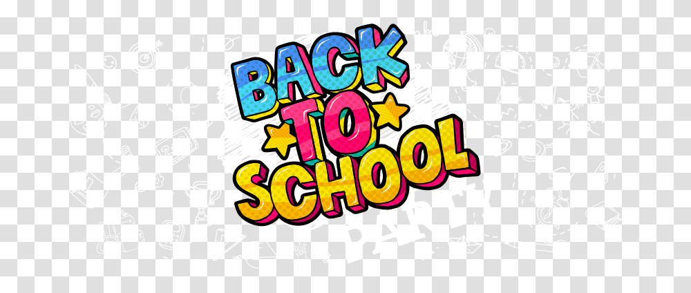 Back To School Party Playworks, Label, Sticker, Advertisement Transparent Png