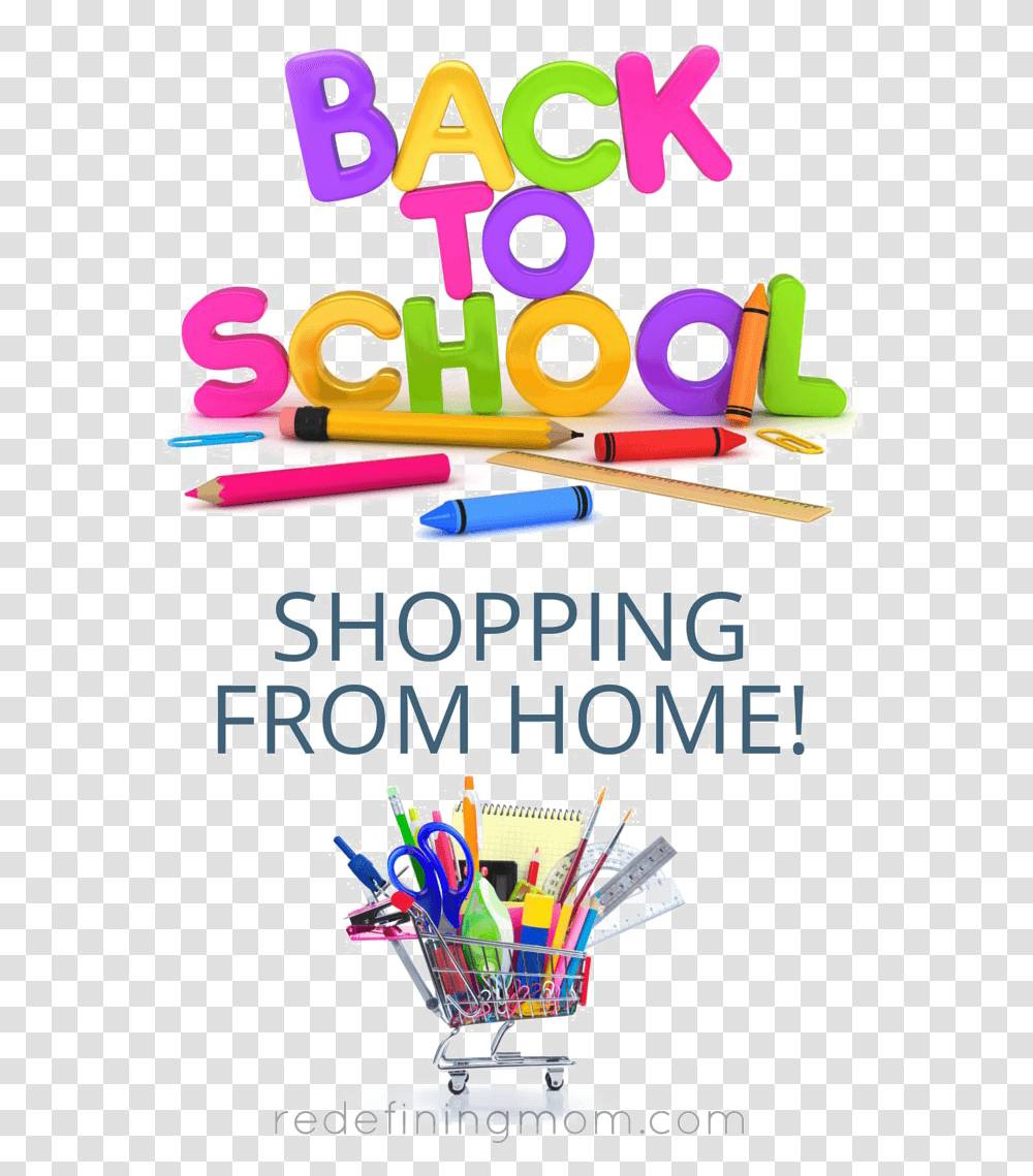 Back To School Shopping Clipart Clip Art, Number, Advertisement Transparent Png