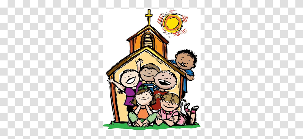 Back To School Sunday School That Is Sjruc, Architecture, Building, Church, Clock Tower Transparent Png