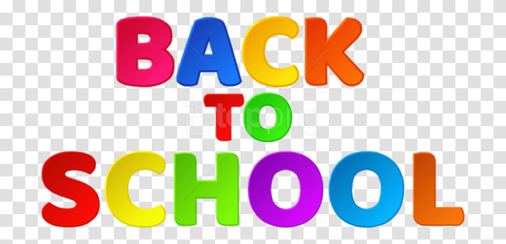 Back To School Text Clipart Photo Back To School, Number, Alphabet, Word Transparent Png