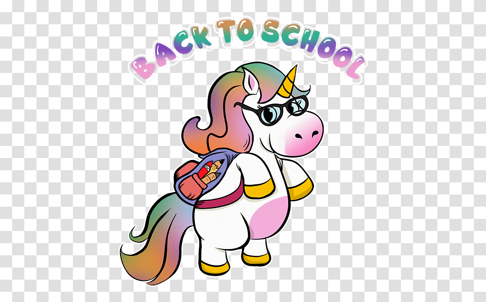 Back To School Unicorn Clipart, Leisure Activities, Mascot, Performer, Crowd Transparent Png