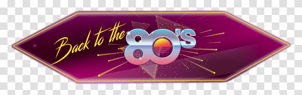 Back To The 80 S Back To The 80s Banner, Purple Transparent Png