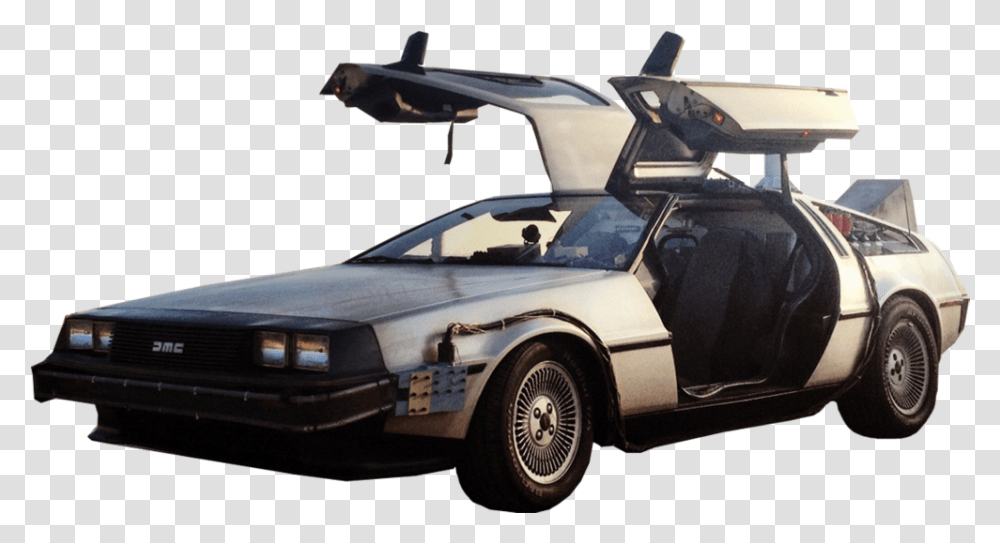 Back To The Future Car 5 Image Back To The Future Car, Vehicle, Transportation, Tire, Wheel Transparent Png