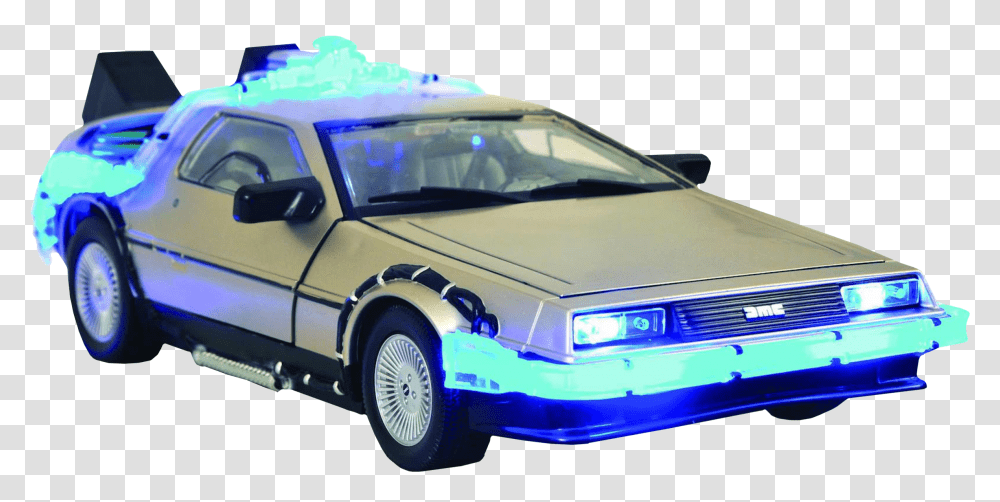 Back To The Future Car Delorean Time Machine, Vehicle, Transportation, Automobile, Tire Transparent Png