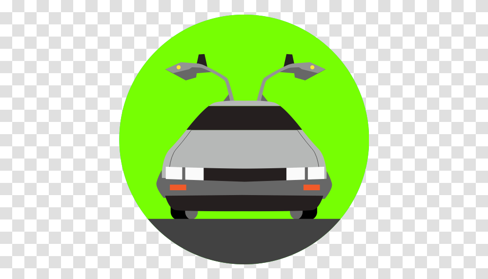 Back To The Future Delorean Clip Art, Car, Vehicle, Transportation, Car Wash Transparent Png