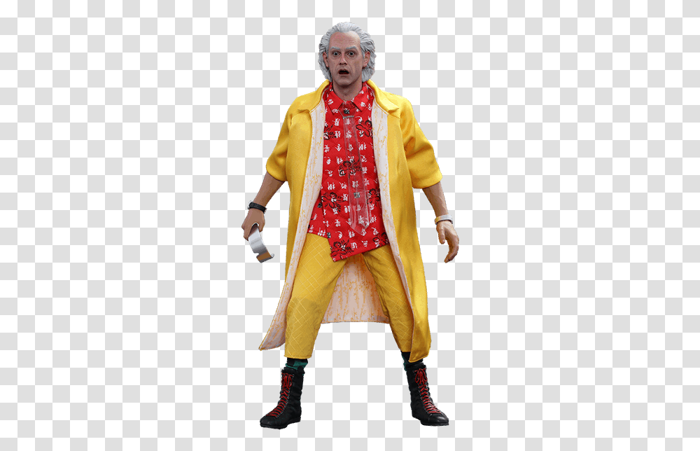 Back To The Future Figure, Sleeve, Coat, Person Transparent Png