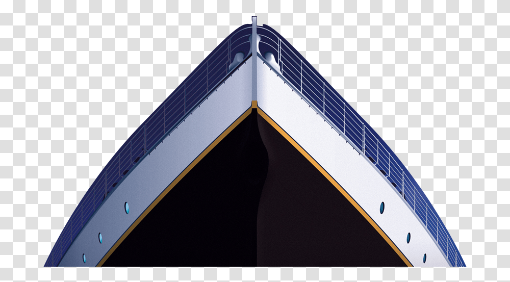 Back To Titanic Image, Triangle, Handrail, Banister, Solar Panels Transparent Png