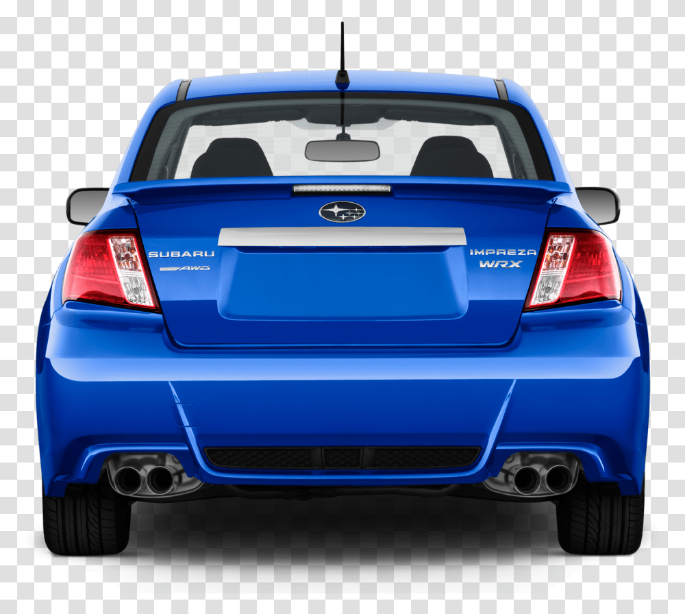 Back View Of Car Cartoon Jingfm Subaru Impreza Wrx Back, Vehicle, Transportation, Wheel, Machine Transparent Png