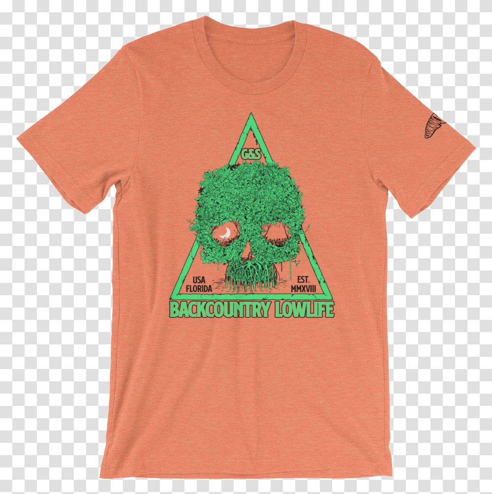 Backcountry Lowlife Mangrove Skull T Shirt Best Yellow T Shirts, Plant, Apparel, Tree Transparent Png