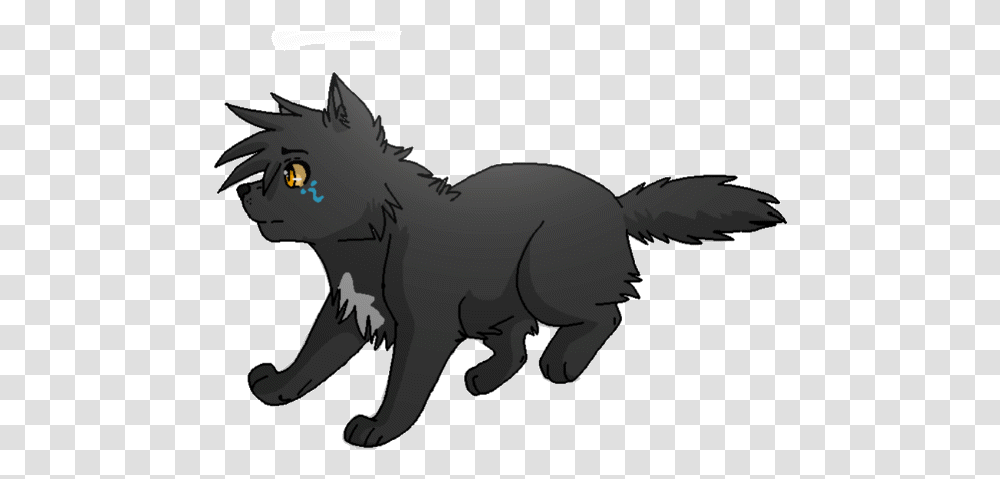 Background Anime Gif Anime Black Wolf Pup, Mammal, Animal, Horse, Wildlife Transparent Png