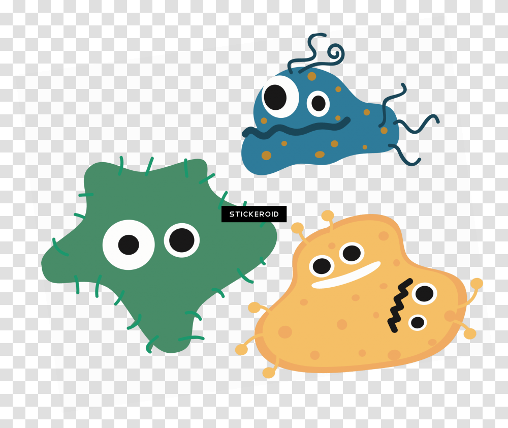 Background Bacteria Bacteria Cartoon, Animal, Amphibian, Wildlife, Graphics Transparent Png
