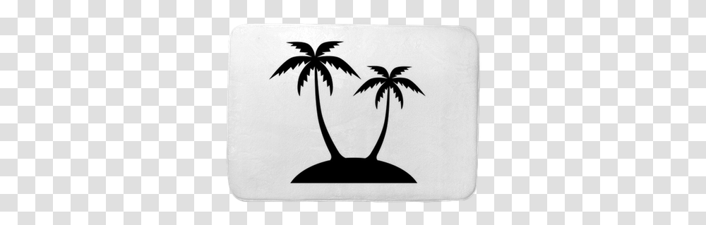 Background Bath Mat Pixers Coconut Tree Logo Red, Stencil, Bird, Animal, Silhouette Transparent Png