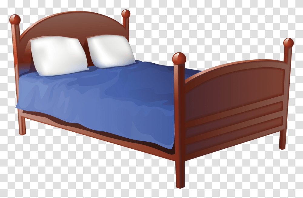 Background Bed Clipart, Furniture, Crib, Couch, Cushion Transparent Png