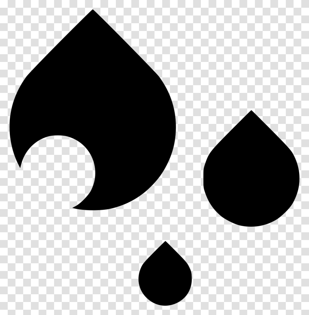Background Black Water Drops Icon, Stencil, Lamp, Silhouette Transparent Png
