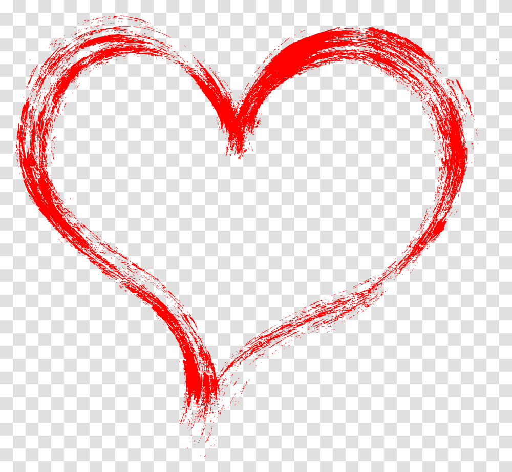 Background Brush Stroke Heart Clipart, Rug Transparent Png