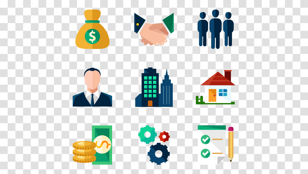 Background Business Clipart, Person, Number Transparent Png