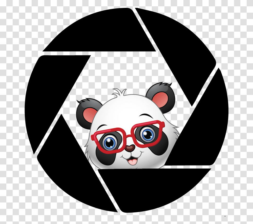 Background Camera Aperture Logo, Giant Panda, Bear, Wildlife, Mammal Transparent Png