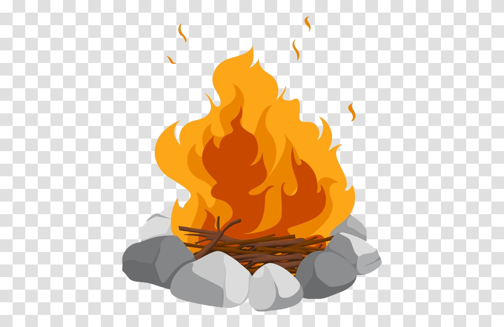 Background Campfire Clipart, Bonfire, Flame Transparent Png
