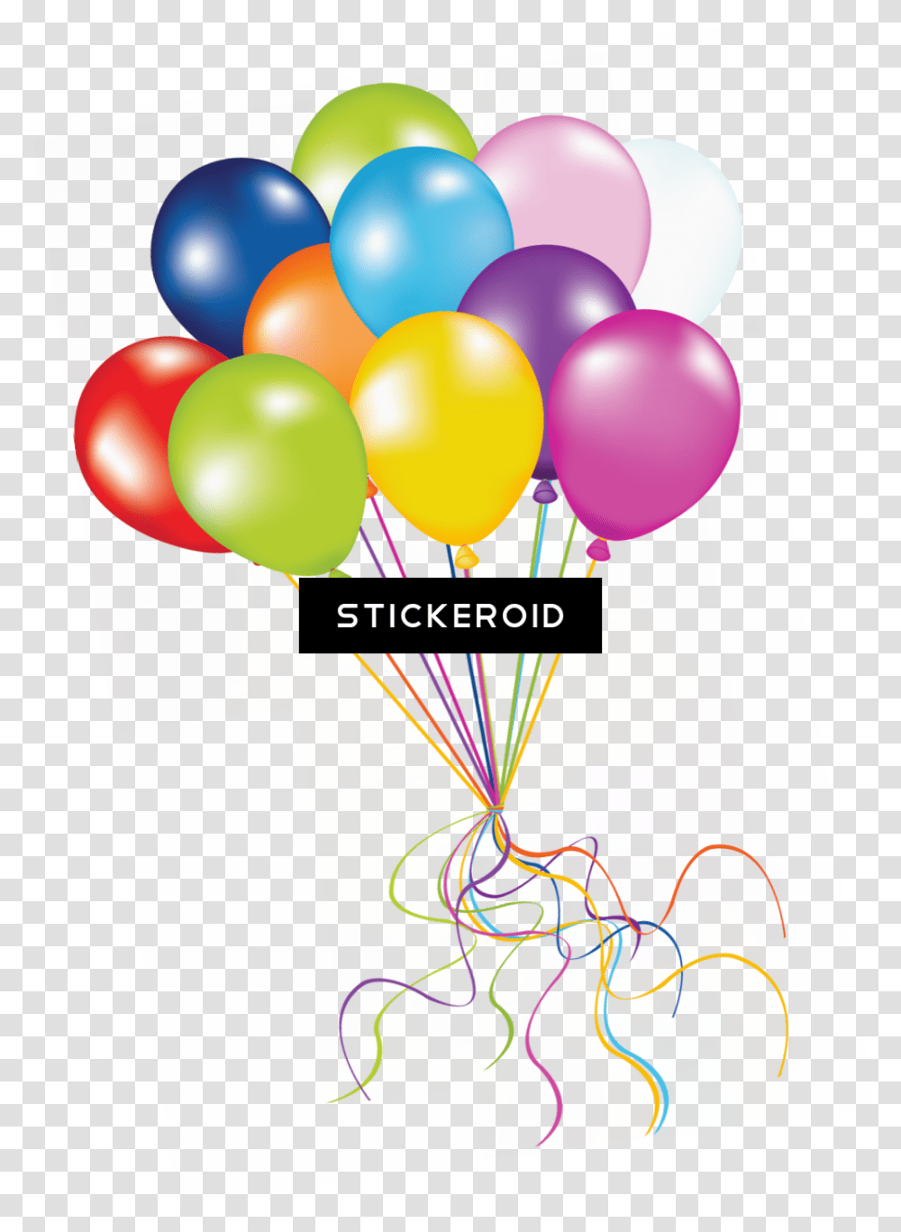 Background Cartoon Birthday Balloons Hd Balloons Hd Download, Poster, Advertisement, Flyer, Paper Transparent Png
