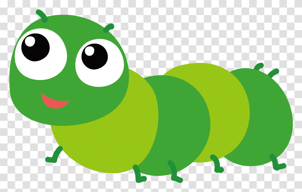 Background Caterpillar Clip Caterpillar Cartoon, Animal, Green, Amphibian, Wildlife Transparent Png