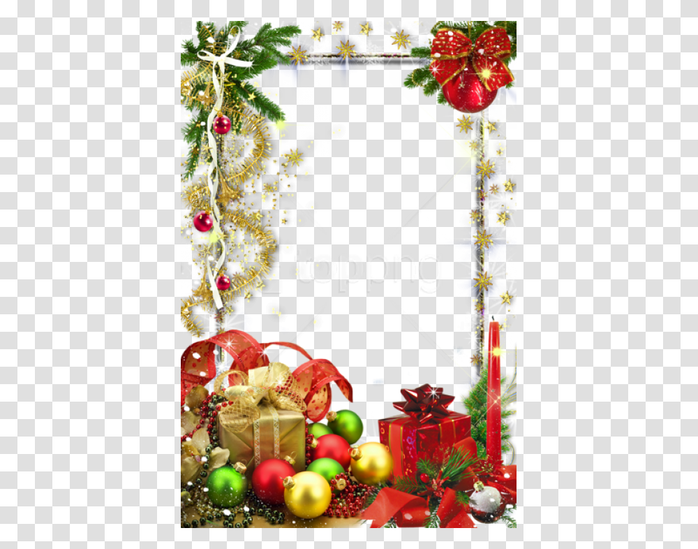 Background Christmas Frames, Plant, Floral Design Transparent Png