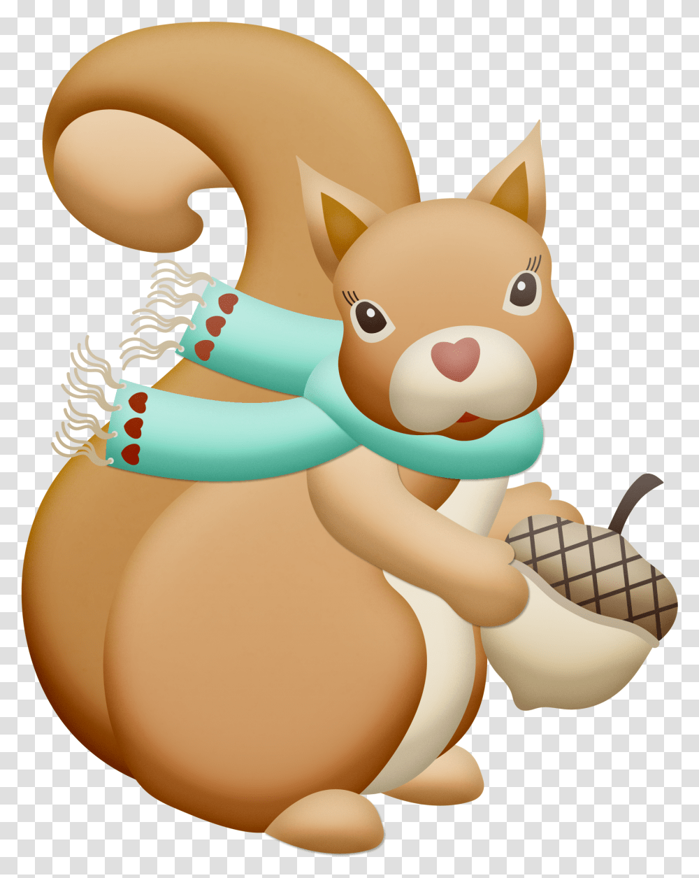 Background Christmas Squirrel Clipart Winter Animal Clipart, Toy, Graphics, Plush, Mammal Transparent Png