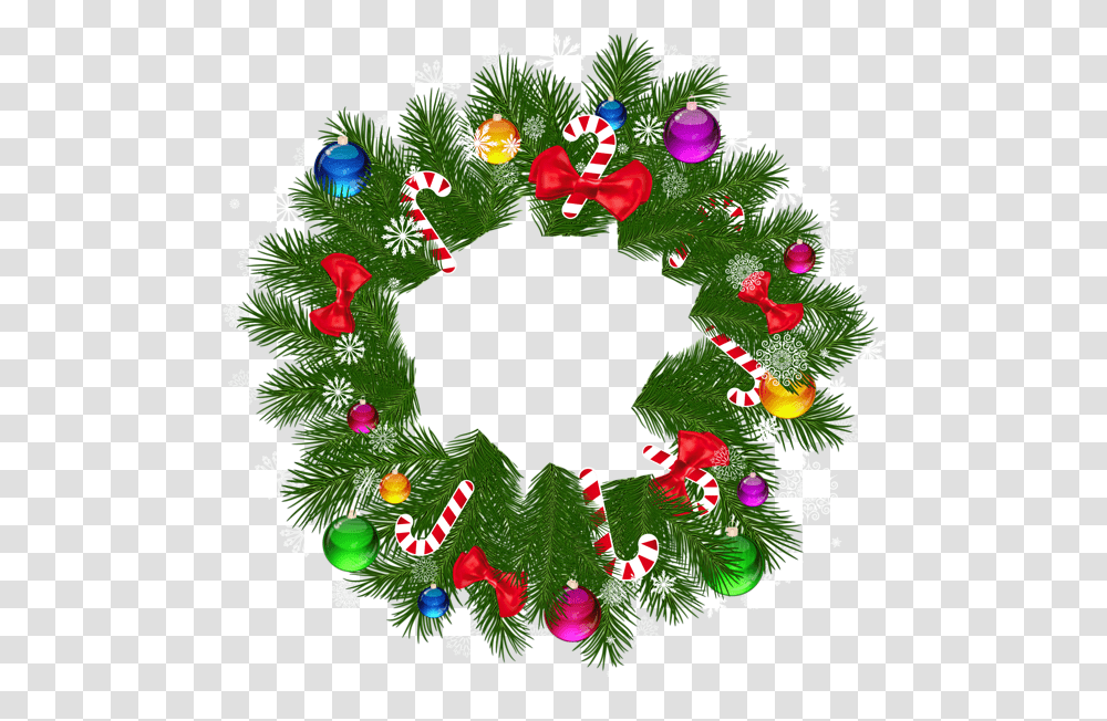 Background Christmas Wreath Clipart, Christmas Tree, Ornament, Plant Transparent Png