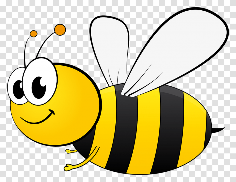 Background Clipart Bee Background Bee Clipart, Honey Bee, Insect, Invertebrate, Animal Transparent Png