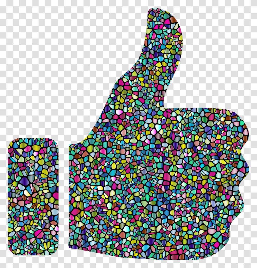 Background Clipart Colorful Thumbs Up, Light, Glitter Transparent Png