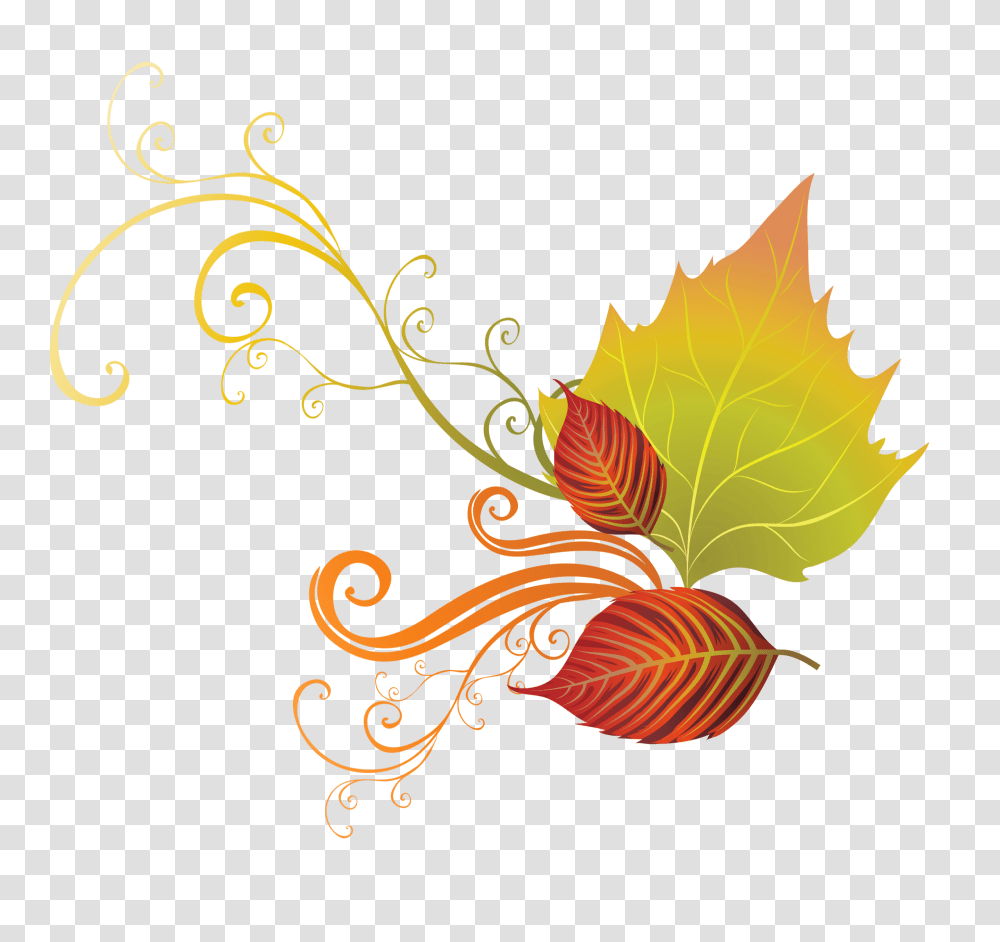 Узор из осенних листьев