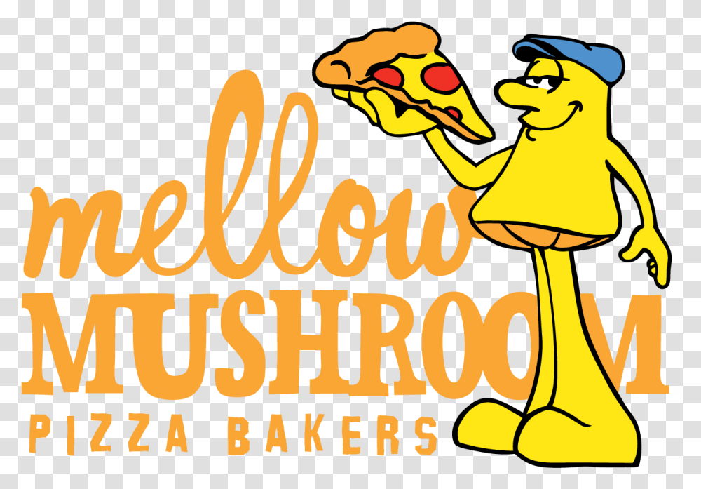 Background Clipart Food Mellow Mushroom Logo, Text, Advertisement, Flyer, Poster Transparent Png