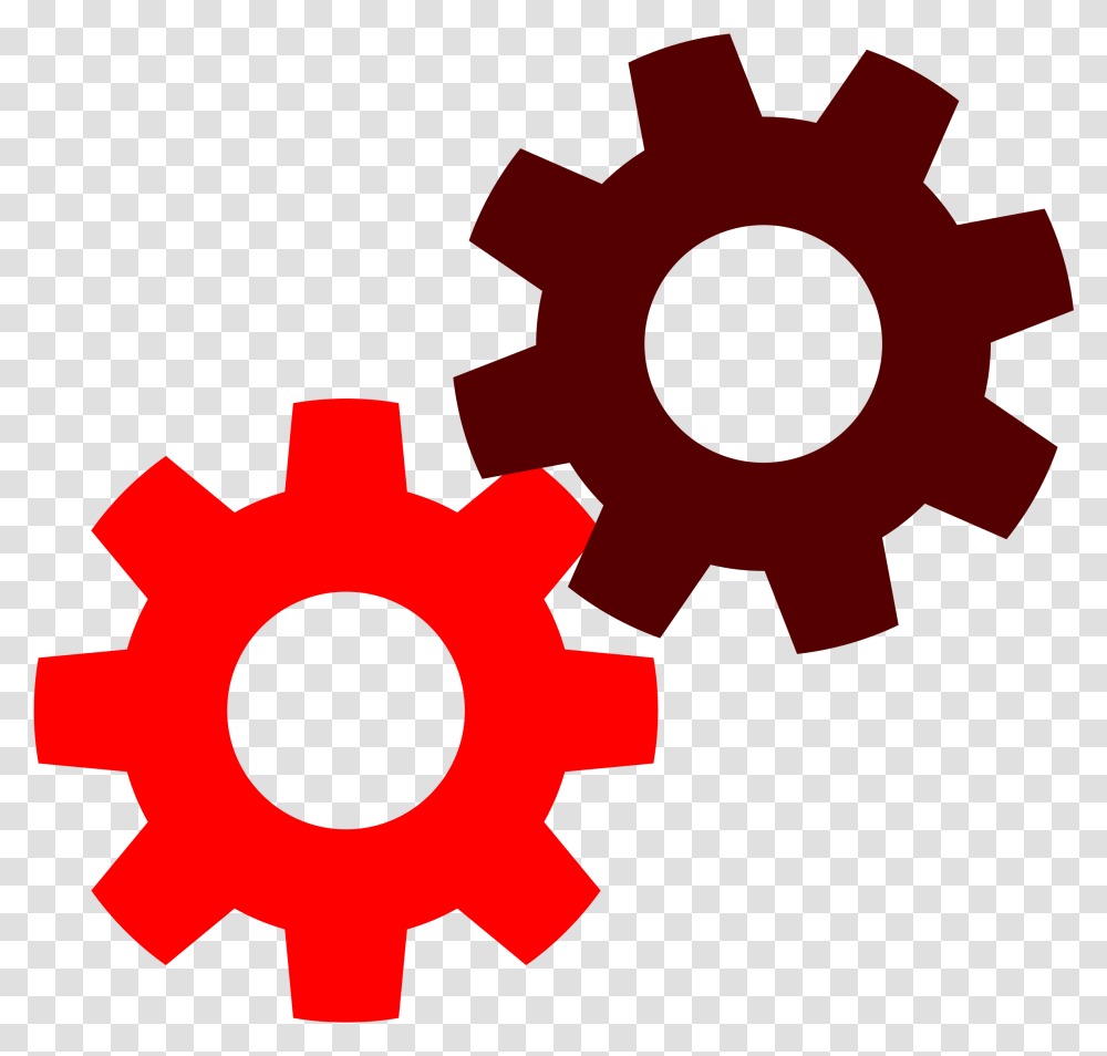 Background Cogs Icon, Machine, Gear, Cross Transparent Png