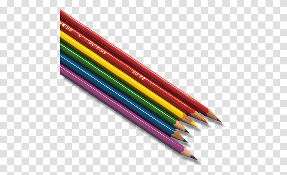 Background Colored Pencils Transparent Png