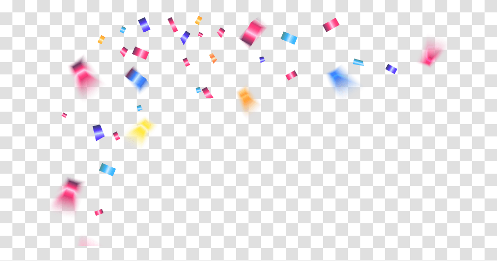 Background Coloured Confetti, Paper Transparent Png