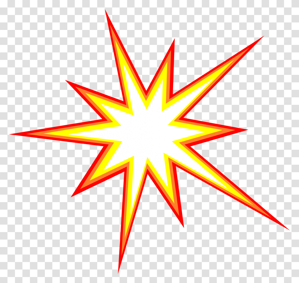 Background Comic Explosion, Star Symbol, Dynamite, Bomb Transparent Png