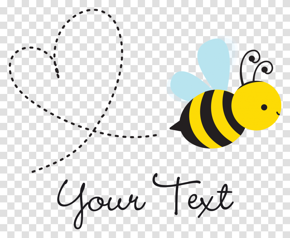 Background Cute Bee Clipart, Honey Bee, Insect, Invertebrate, Animal Transparent Png