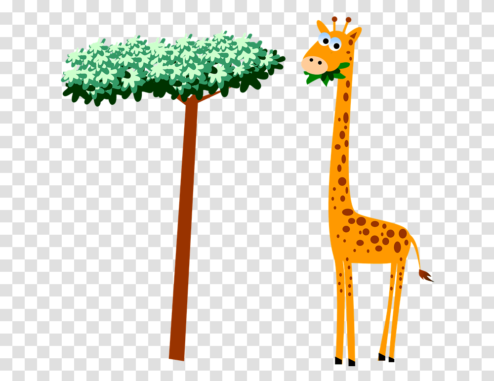 Background Cute Giraffe Clipart, Wildlife, Mammal, Animal, Tree Transparent Png