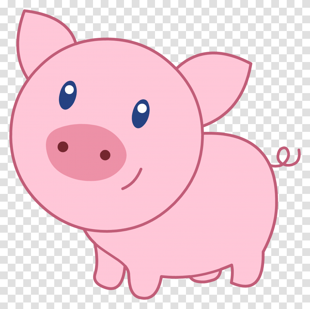 Background Cute Pig Clipart Clip Art Pig, Animal, Mammal, Piggy Bank Transparent Png
