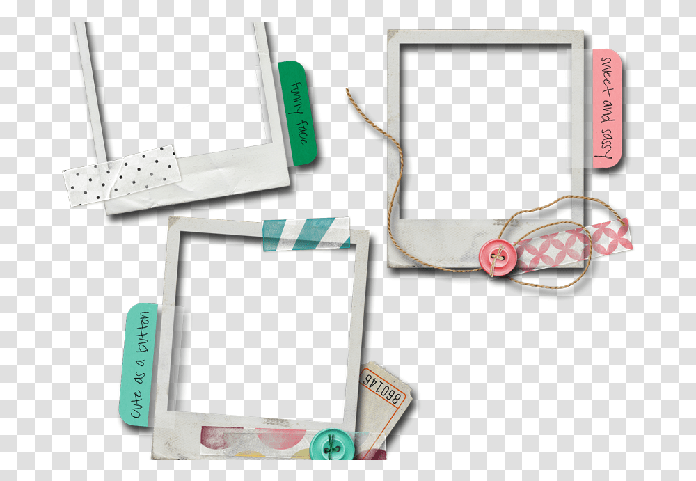 Background Cute Polaroid Frames, Electronics, Alphabet Transparent Png