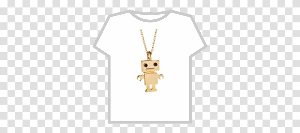 Background Cute Robot Necklace Roblox Roblox Boobs T Shirt, Pendant, Clothing, Apparel, Sleeve Transparent Png