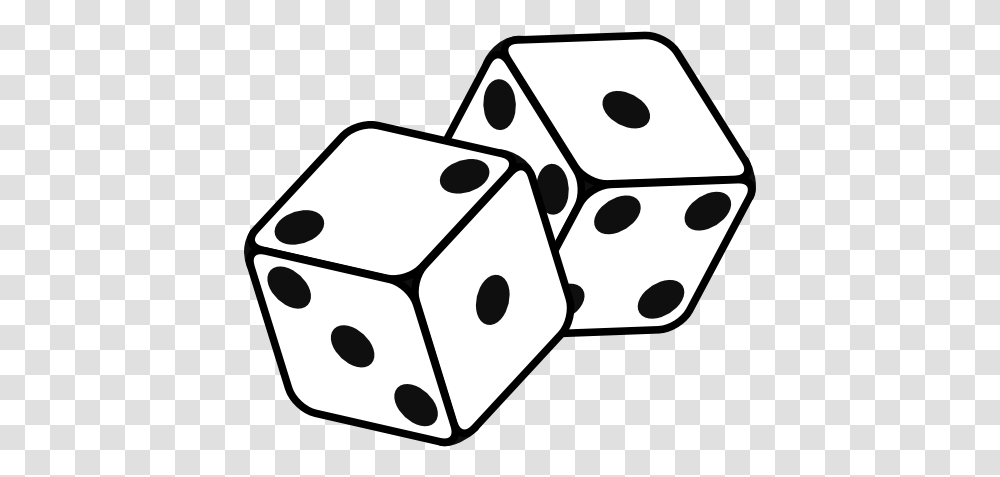 Background Dice Outline Dice Black And White, Game Transparent Png