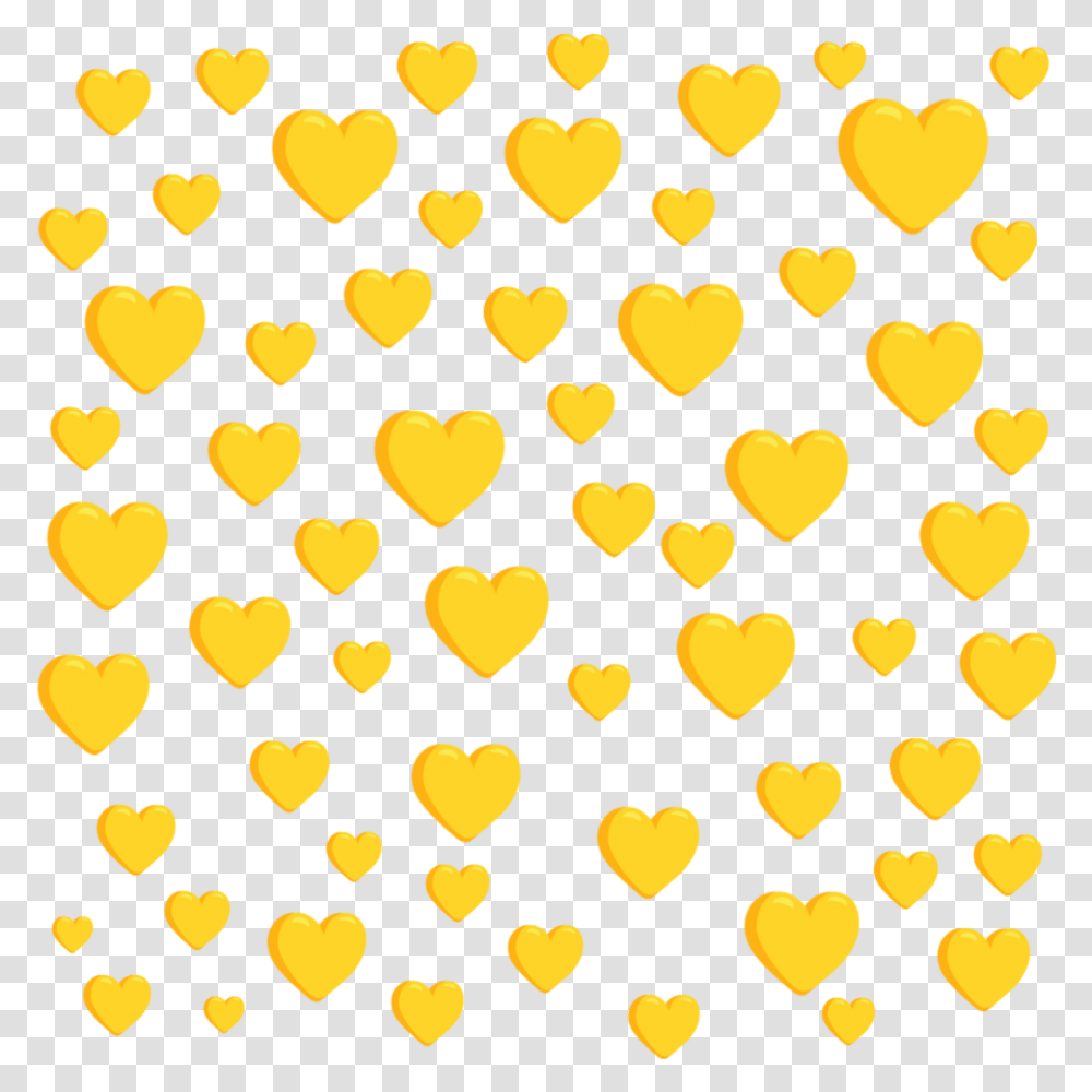 Background Emoji Corazon Heart Yellow Amarillo Yellow Heart Emoji Background Transparent Png