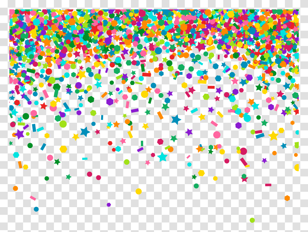 Background Falling Confetti, Paper Transparent Png