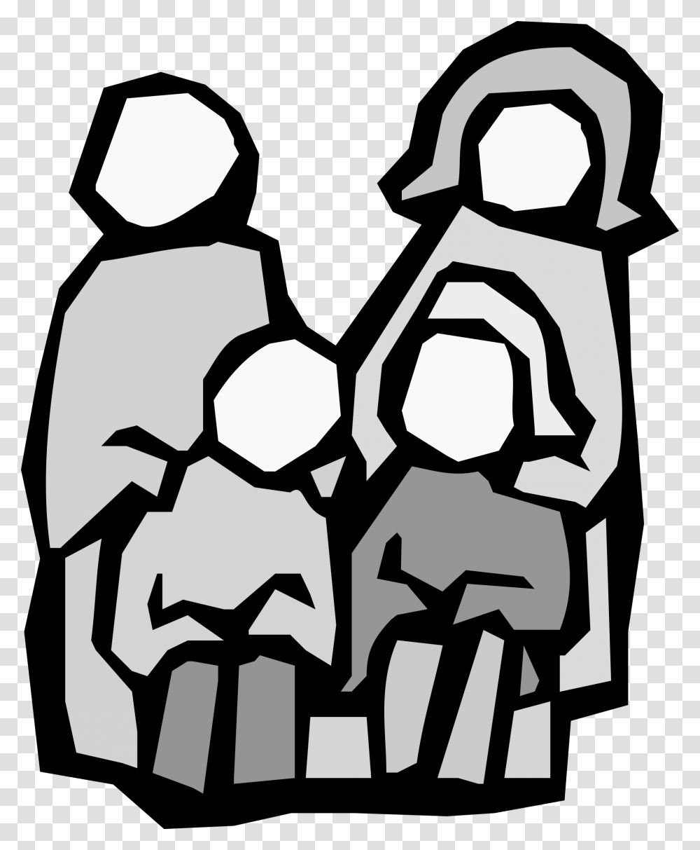 Background Family Clipart, Stencil, Paper Transparent Png