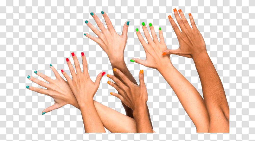Background Female Hand Hands With Nails, Person, Human, Manicure, Finger Transparent Png