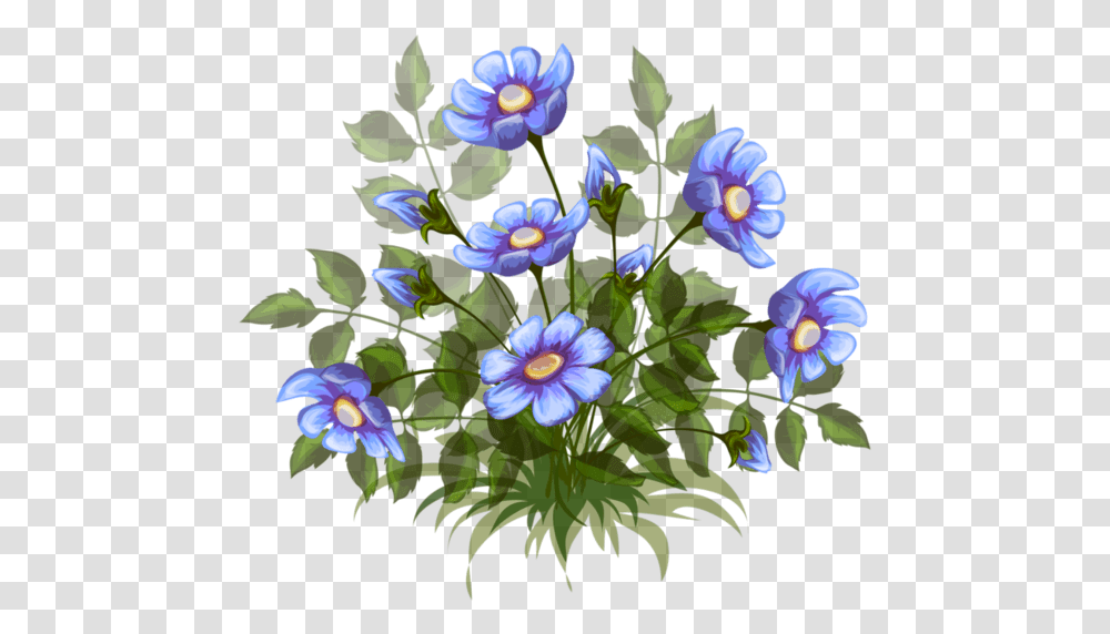 Background Flower Bushes Clip Art, Plant, Geranium, Anemone, Petal Transparent Png