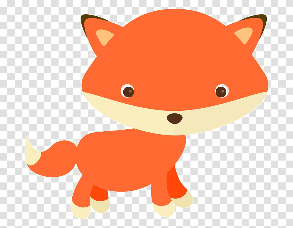 Background Fox Clipart Free Cute Clip Art, Plush, Toy, Animal Transparent Png