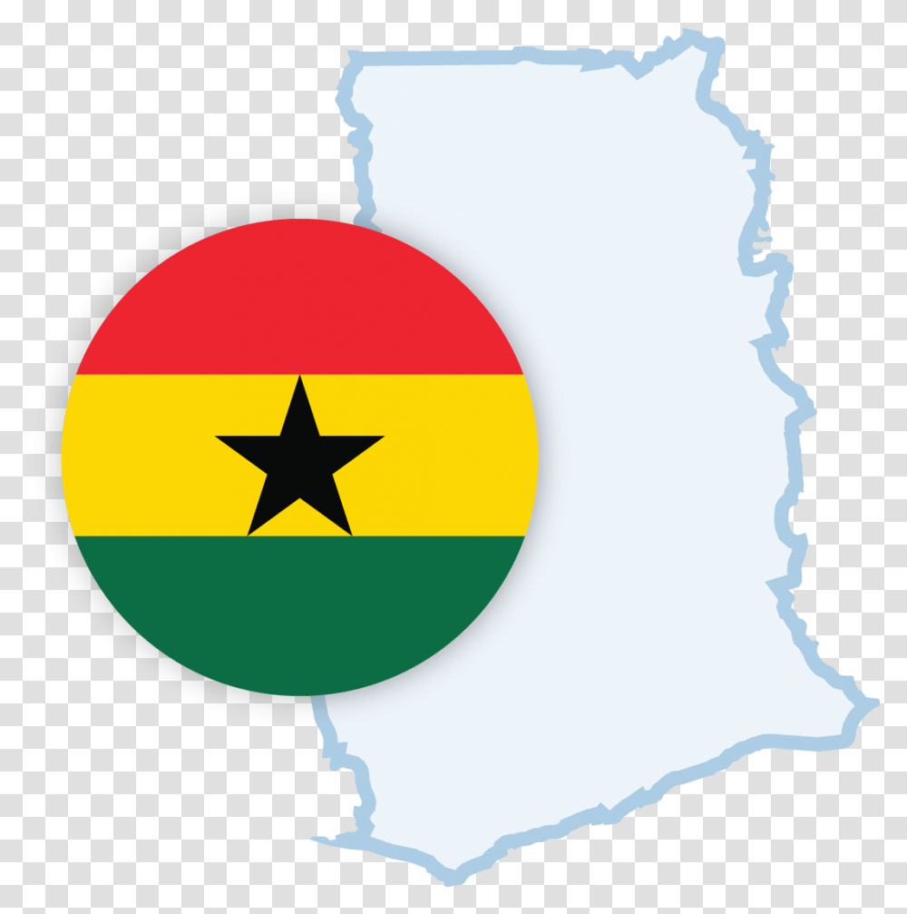 Background Ghana Flag, Star Symbol, Cushion Transparent Png
